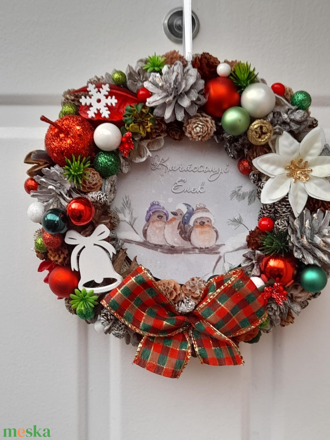 Adventi kopogtató - karácsony - adventi díszek - adventi ajtódísz - Meska.hu Adventi kopogtató - karácsony - adventi díszek - adventi ajtódísz - Meska.hu