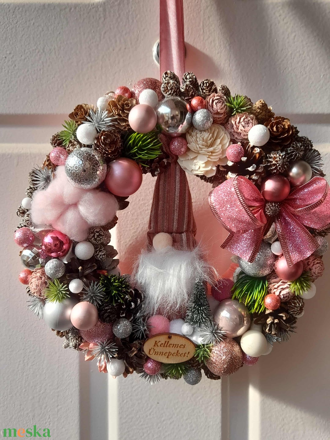 Adventi kopogtató - karácsony - adventi díszek - adventi ajtódísz - Meska.hu