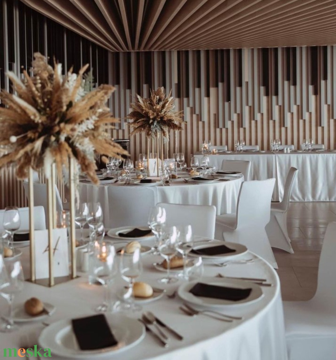 Bérelhető pampa szárazvirág esküvői dekoráció - esküvő - dekoráció - helyszíni dekor - Meska.hu