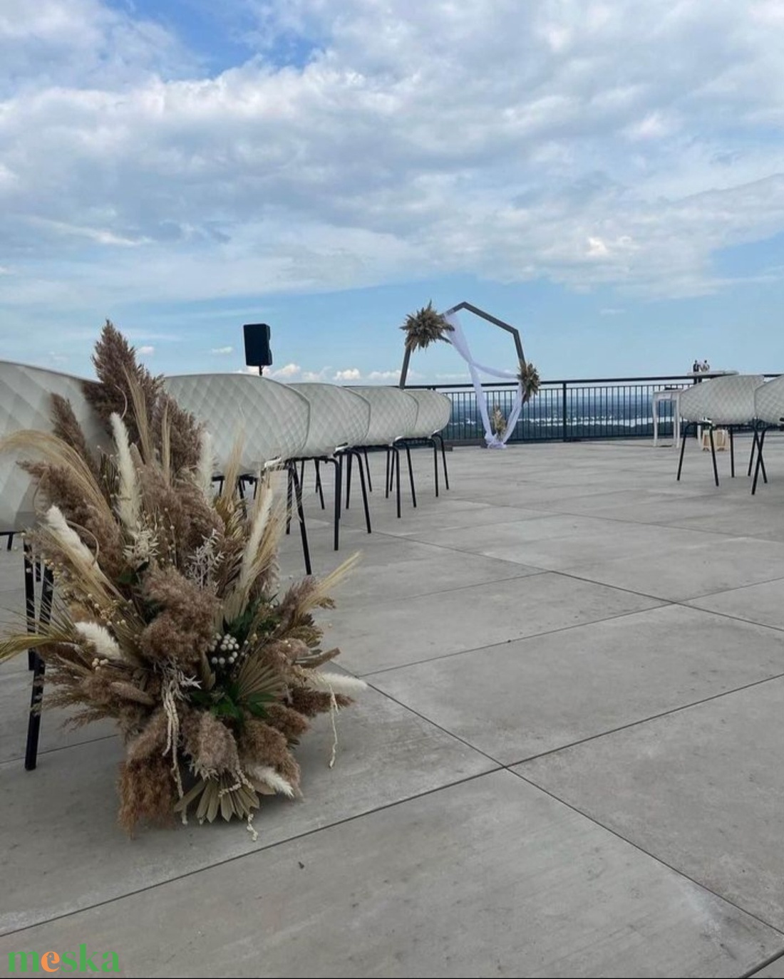 Bérelhető pampa szárazvirág esküvői dekoráció - esküvő - dekoráció - helyszíni dekor - Meska.hu