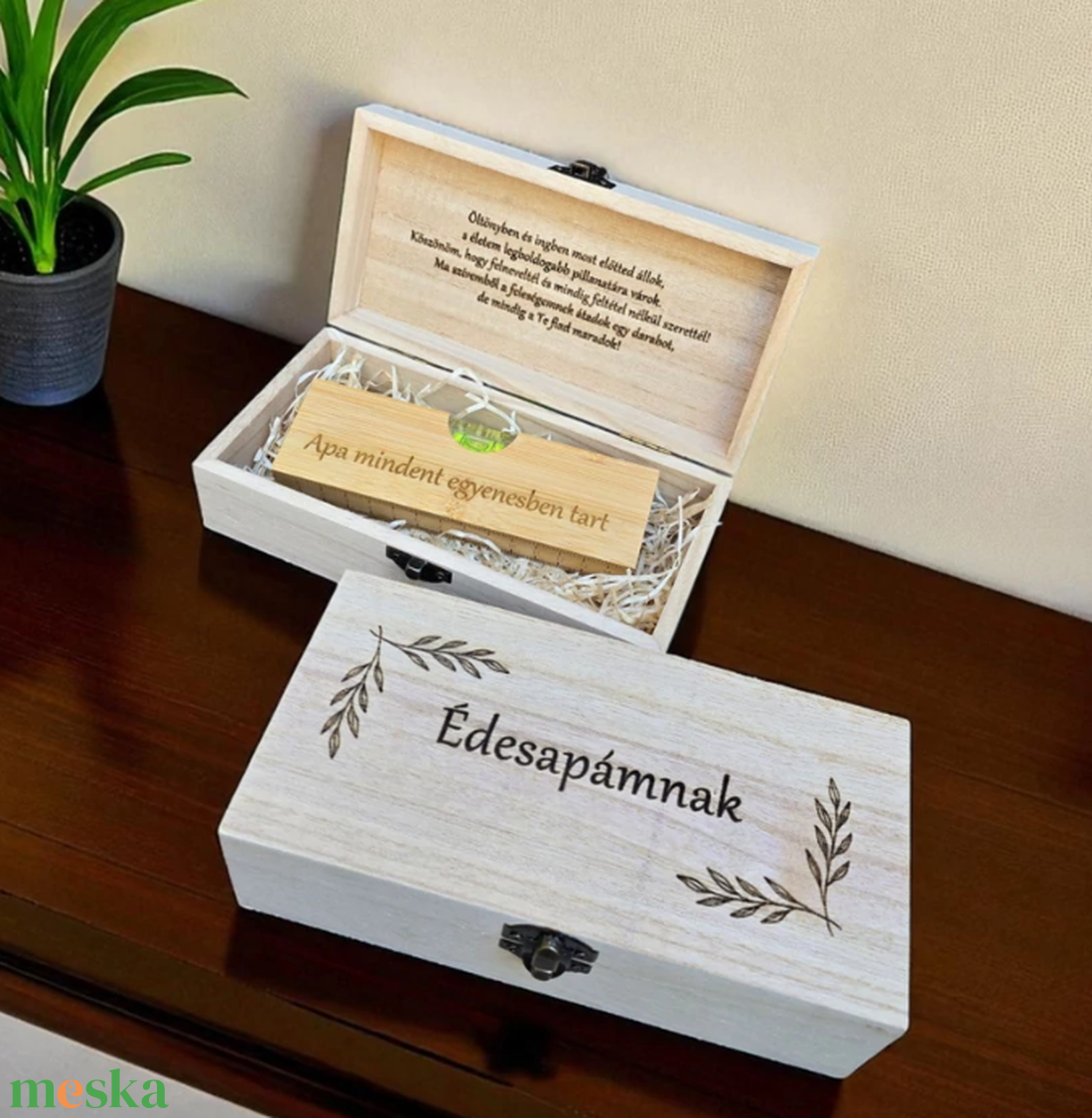 Mini vízmérték díszdobozban egyedi felirattal (VIZ1) - esküvő - emlék & ajándék - szülőköszöntő ajándék - Meska.hu Mini vízmérték díszdobozban egyedi felirattal (VIZ1) - esküvő - emlék & ajándék - szülőköszöntő ajándék - Meska.hu