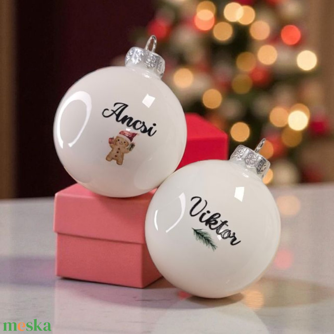 EGYEDI KARÁCSONYI ÜVEGGÖMB 6 cm (602gomb) - karácsony - karácsonyi lakásdekoráció - karácsonyfadíszek - Meska.hu