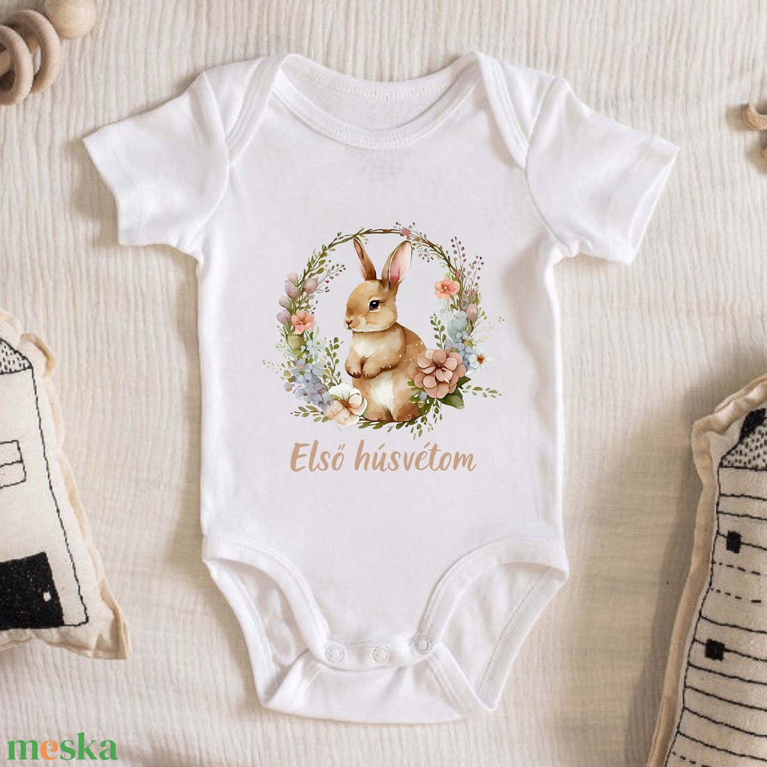 Első húsvét rózsaszín body - játék & sport - baba & babaház - babaruha, babakellék - Meska.hu Első húsvét rózsaszín body - játék & sport - baba & babaház - babaruha, babakellék - Meska.hu