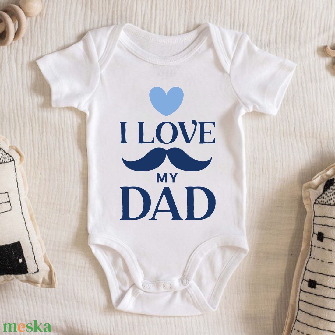I love my dad body - játék & sport - baba & babaház - babaruha, babakellék - Meska.hu