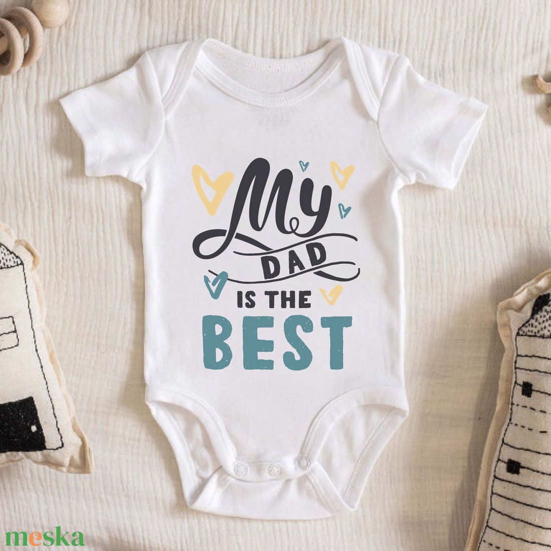 My dad is the best body - játék & sport - baba & babaház - babaruha, babakellék - Meska.hu My dad is the best body - játék & sport - baba & babaház - babaruha, babakellék - Meska.hu