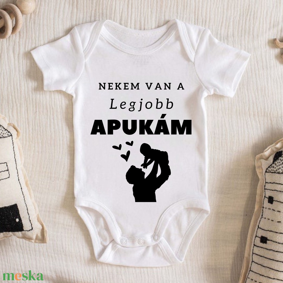 Nekem van a legjobb apukám body - játék & sport - baba & babaház - babaruha, babakellék - Meska.hu Nekem van a legjobb apukám body - játék & sport - baba & babaház - babaruha, babakellék - Meska.hu