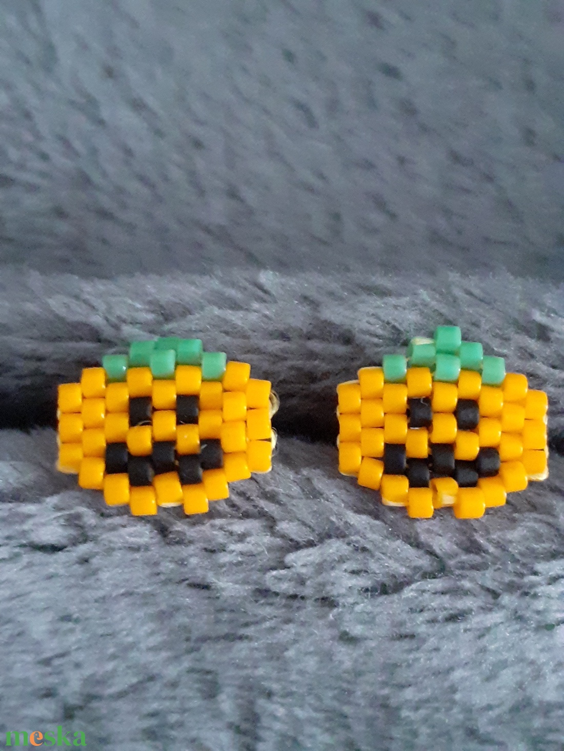 Töklámpás - vidám gyöngyfülbevaló Halloween-ra - otthon & életmód - dekoráció - halloween - halloweeni ékszerek - Meska.hu Töklámpás - vidám gyöngyfülbevaló Halloween-ra - otthon & életmód - dekoráció - halloween - halloweeni ékszerek - Meska.hu
