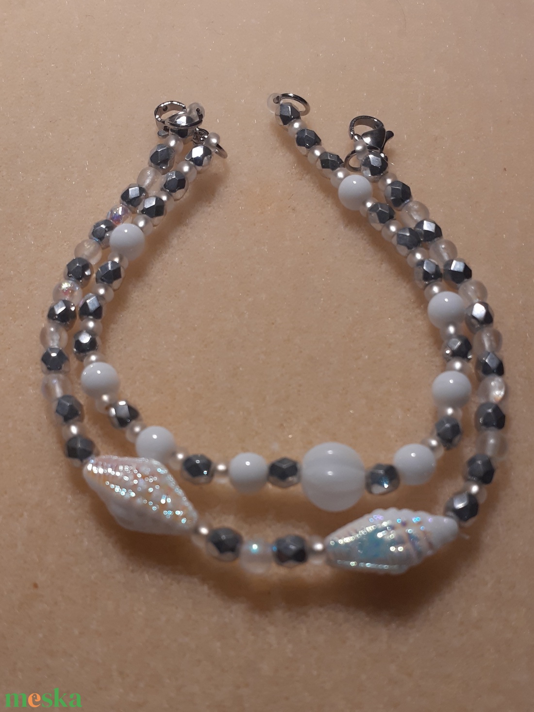 tengerpatri emlék - gyöngy karkötőszett - ékszer - karkötő - gyöngyös karkötő - Meska.hu