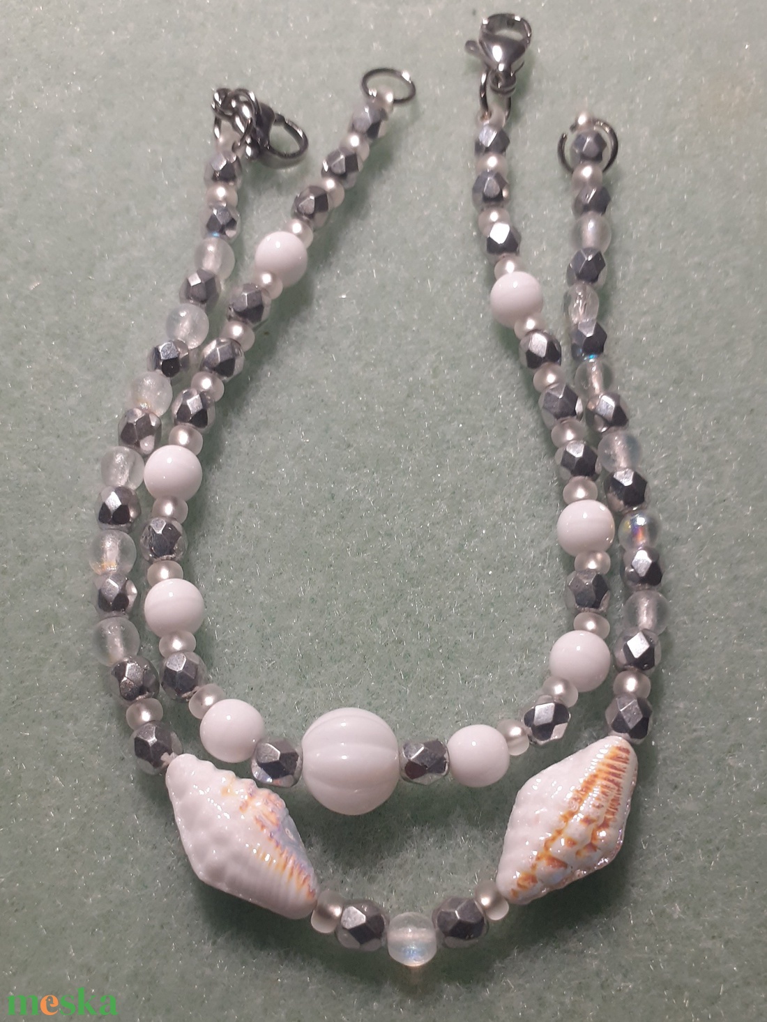 tengerpatri emlék - gyöngy karkötőszett - ékszer - karkötő - gyöngyös karkötő - Meska.hu