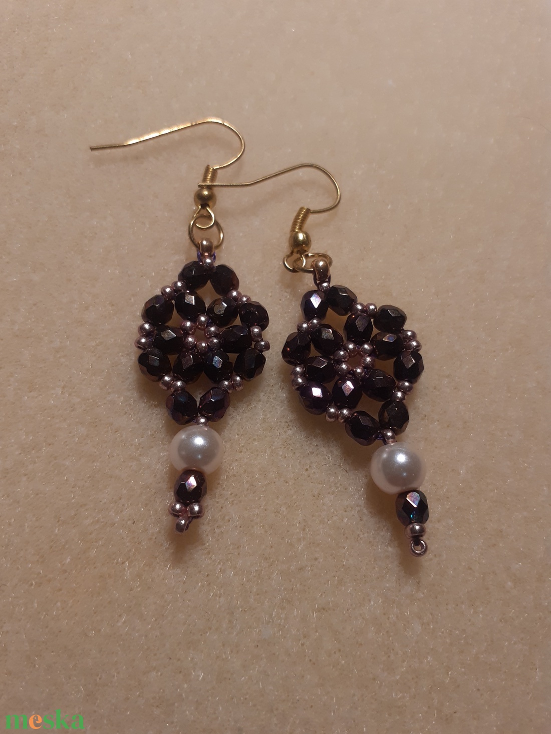 Rózsabalak - gyöngyékszerszett - ékszer - ékszerszett - Meska.hu