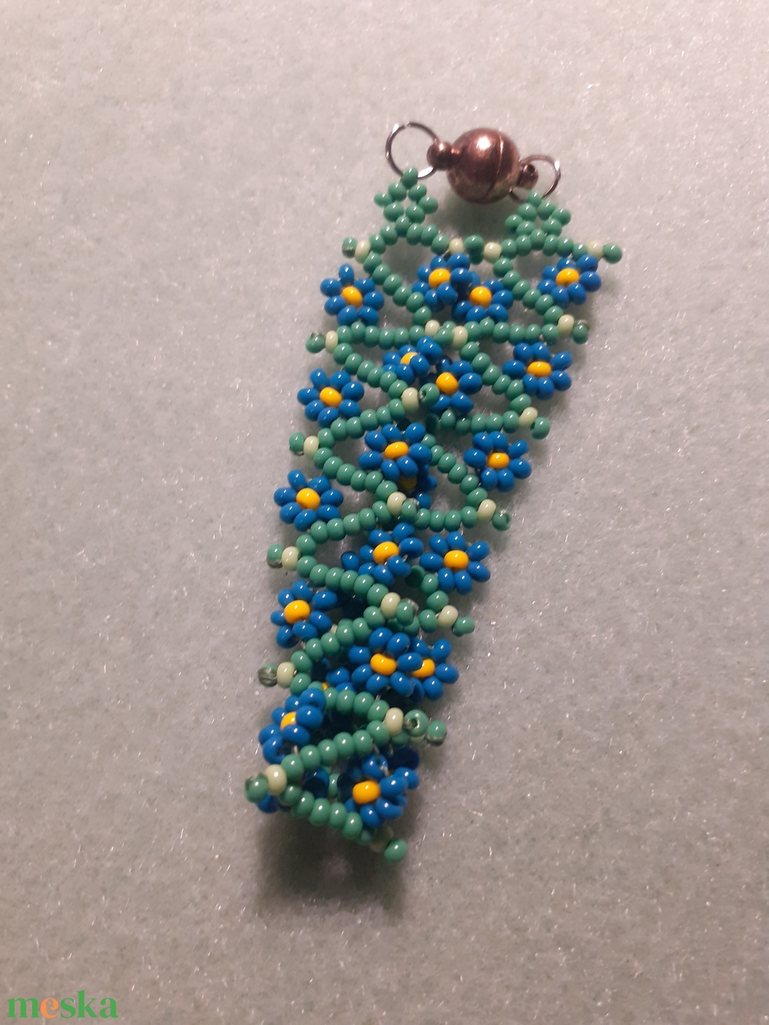 Csupa virág - gyöngykarkötő - ékszer - karkötő - gyöngyös karkötő - Meska.hu