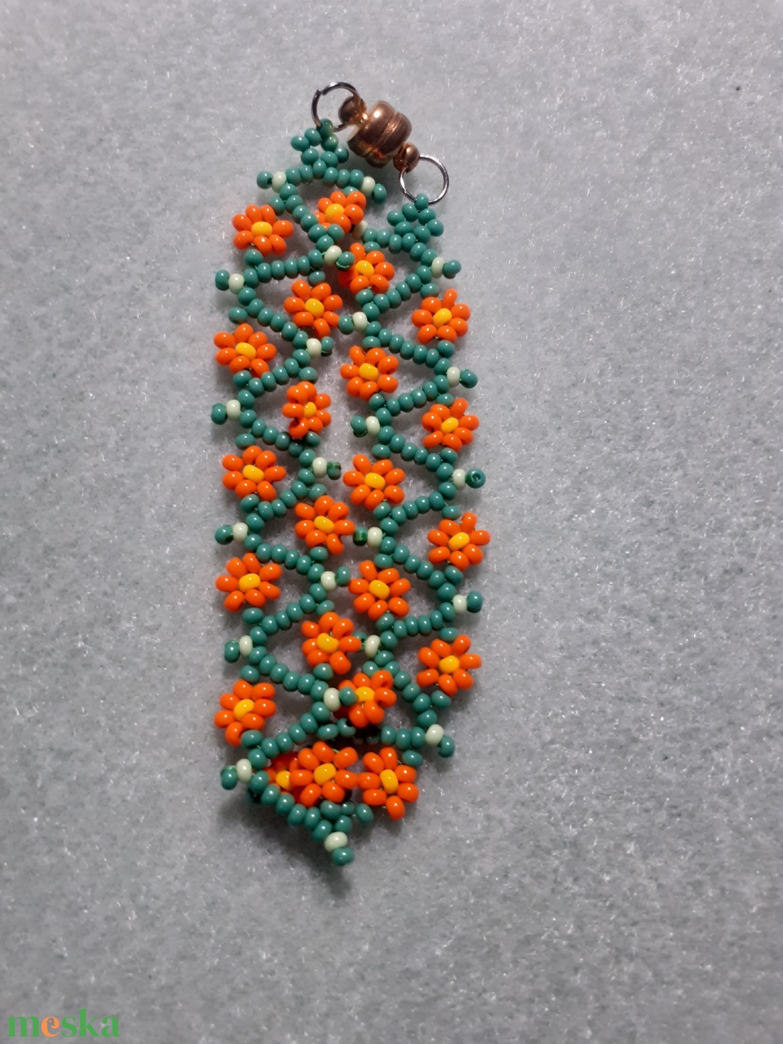 Csupa virág - gyöngykarkötő - ékszer - karkötő - gyöngyös karkötő - Meska.hu