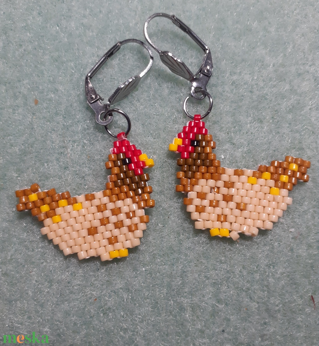 Pipi - gyöngy fülbevaló - ékszer - fülbevaló - lógó fülbevaló - Meska.hu