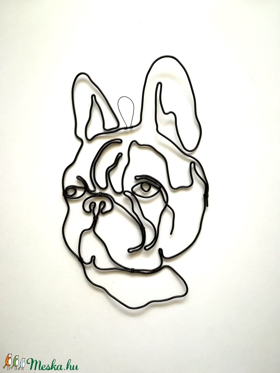 Drót fali dekoráció - francia bulldog - - Meska.hu Drót fali dekoráció - francia bulldog - - Meska.hu