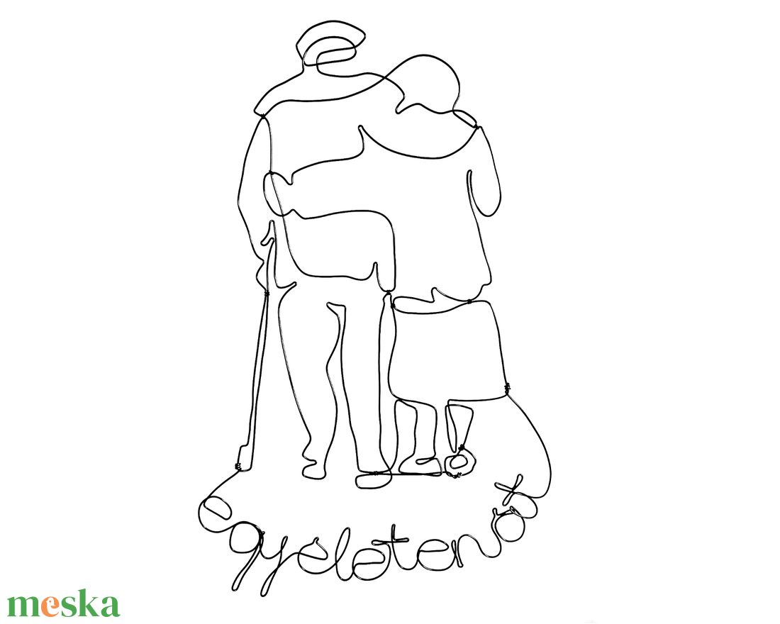 Egy életen át - drótból készült fali dísz / Ajándék ötlet - Nagyszülők - Nagymama - Nagypapa/ Örökké együtt / Szeretlek - otthon & lakás - dekoráció - falra akasztható dekor - Meska.hu Egy életen át - drótból készült fali dísz / Ajándék ötlet - Nagyszülők - Nagymama - Nagypapa/ Örökké együtt / Szeretlek - otthon & lakás - dekoráció - falra akasztható dekor - Meska.hu