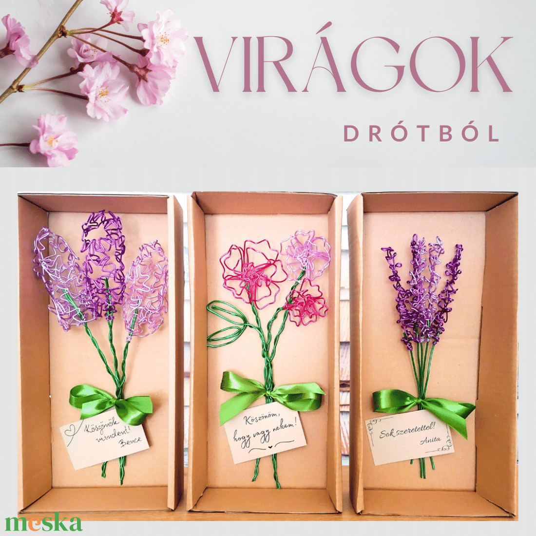 Virágcsokor - drótból készített élethű művirág - egyedi örökvirág - ajándékötlet - rózsa, bazsarózsa - otthon & életmód - dekoráció - virágdísz és tartó - csokor & virágdísz - Meska.hu Virágcsokor - drótból készített élethű művirág - egyedi örökvirág - ajándékötlet - rózsa, bazsarózsa - otthon & életmód - dekoráció - virágdísz és tartó - csokor & virágdísz - Meska.hu