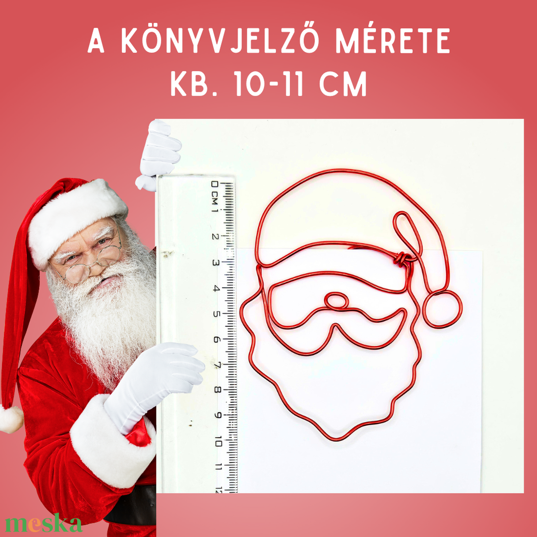 Mikulás / Télapó könyvjelzők drótból - apró, hasznos ajándékötlet a mikulás zsákba, mikulás csomagba gyerekeknek - könyv & zene - könyvjelző - Meska.hu Mikulás / Télapó könyvjelzők drótból - apró, hasznos ajándékötlet a mikulás zsákba, mikulás csomagba gyerekeknek - könyv & zene - könyvjelző - Meska.hu