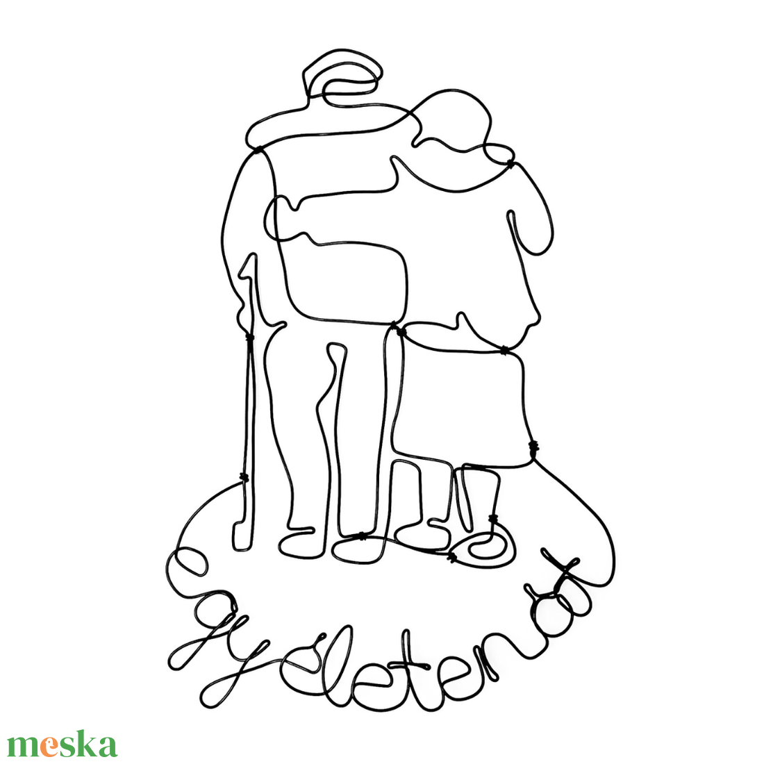 Egy életen át - drótból készült falikép / Romantikus, egyedi ajándék ötlet 20., 30., 40., 50. házassági évfordulóra - otthon & életmód - dekoráció - fali és függő dekoráció - falra akasztható dekor - Meska.hu Egy életen át - drótból készült falikép / Romantikus, egyedi ajándék ötlet 20., 30., 40., 50. házassági évfordulóra - otthon & életmód - dekoráció - fali és függő dekoráció - falra akasztható dekor - Meska.hu