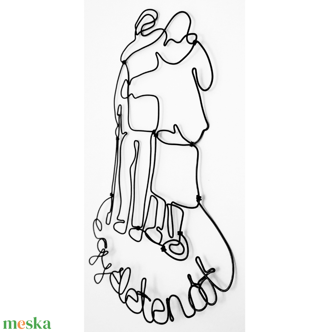 Egy életen át - drótból készült falikép / Romantikus, egyedi ajándék ötlet 20., 30., 40., 50. házassági évfordulóra - otthon & életmód - dekoráció - fali és függő dekoráció - falra akasztható dekor - Meska.hu Egy életen át - drótból készült falikép / Romantikus, egyedi ajándék ötlet 20., 30., 40., 50. házassági évfordulóra - otthon & életmód - dekoráció - fali és függő dekoráció - falra akasztható dekor - Meska.hu