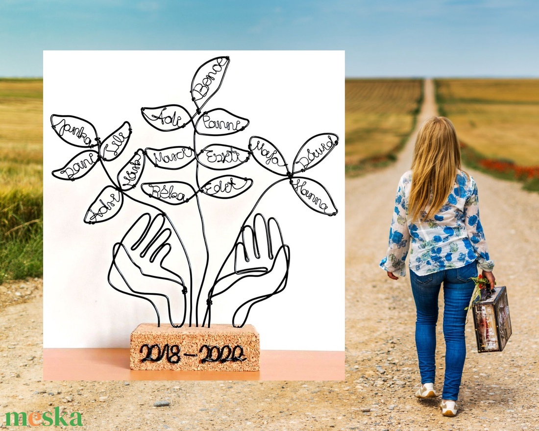 Közös búcsúajándék távozó kollégának - Ajándék ötlet távozó munkatársnak nyugdíjas búcsúztatóra - Munkahelyváltáskor - otthon & életmód - dekoráció - dísztárgy - Meska.hu