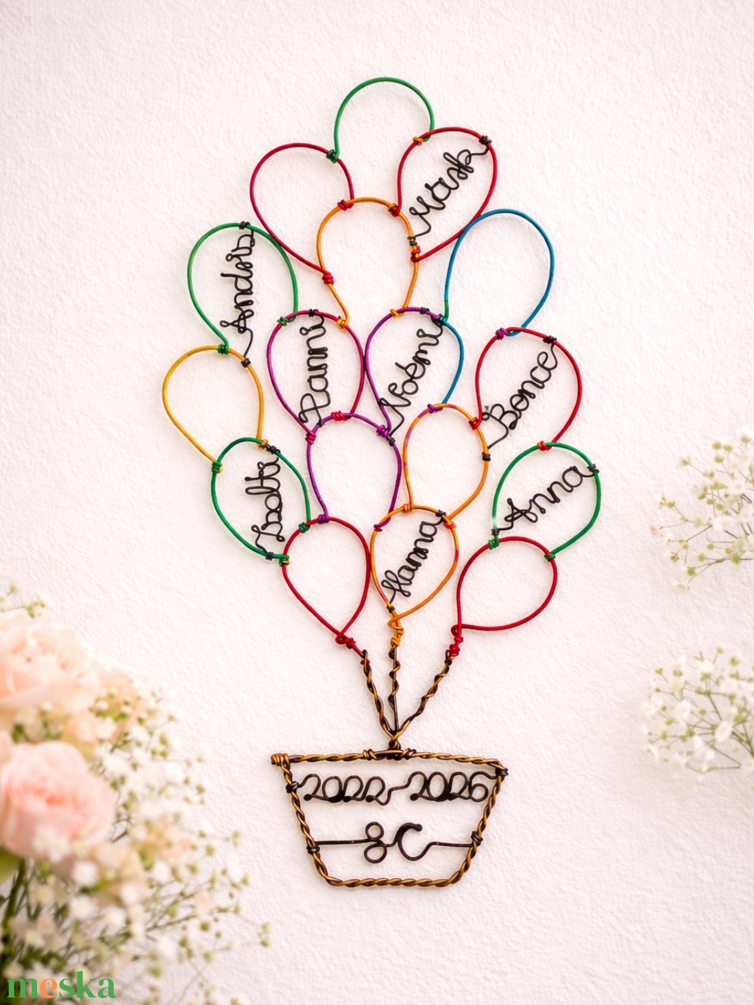 Hőlégballon - Ballagási búcsúajándék ballagó osztályoktól/csoportoktól pedagógusoknak, osztályfőnököknek, óvónéniknek - otthon & életmód - dekoráció - fali és függő dekoráció - függődísz - Meska.hu