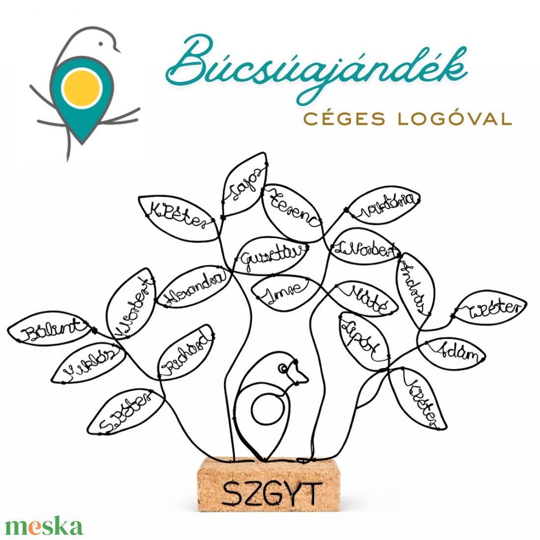 Közös búcsúajándék távozó kollégának - Ajándék ötlet távozó munkatársnak nyugdíjas búcsúztatóra - Munkahelyváltáskor - otthon & életmód - dekoráció - dekoratív figurák és szobrok - Meska.hu