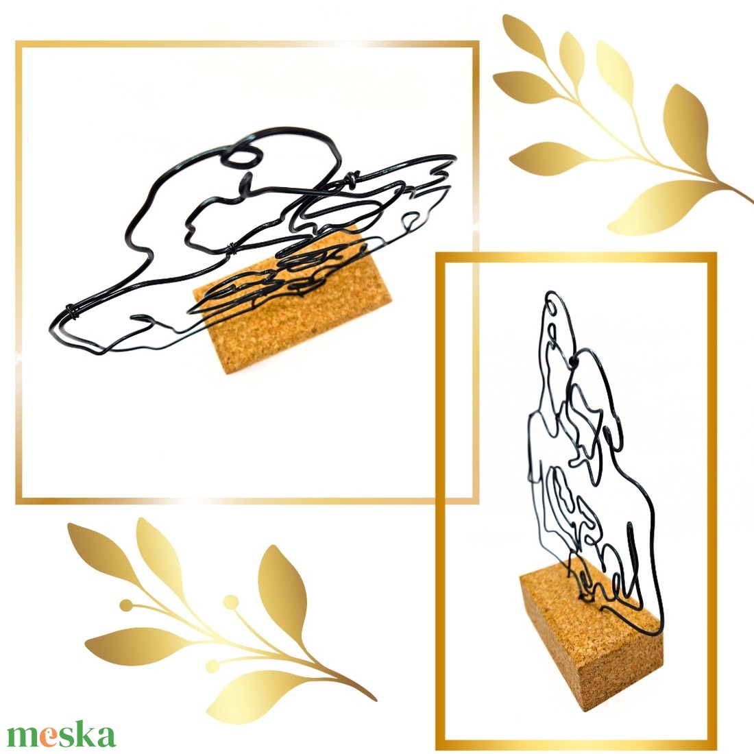 Egyedi babalátogató ajándék újszülöttnek és szülőknek - Maradandó családi emlék - Modern babaszoba dekoráció drótból - baba - mama - babalátogató ajándékcsomag - Meska.hu