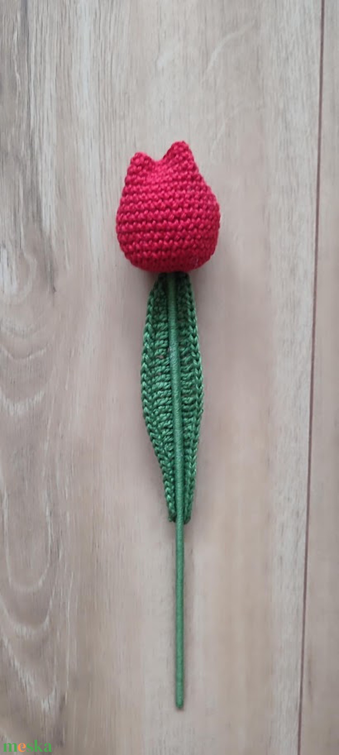 Horgolt tulipán- 1 szál - otthon & életmód - dekoráció - dísztárgy - Meska.hu Horgolt tulipán- 1 szál - otthon & életmód - dekoráció - dísztárgy - Meska.hu