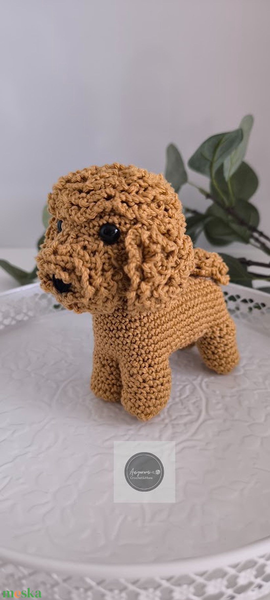 Horgolt, amigurumi uszkár-kutyus - játék & sport - plüssállat & játékfigura - kutya - Meska.hu Horgolt, amigurumi uszkár-kutyus - játék & sport - plüssállat & játékfigura - kutya - Meska.hu
