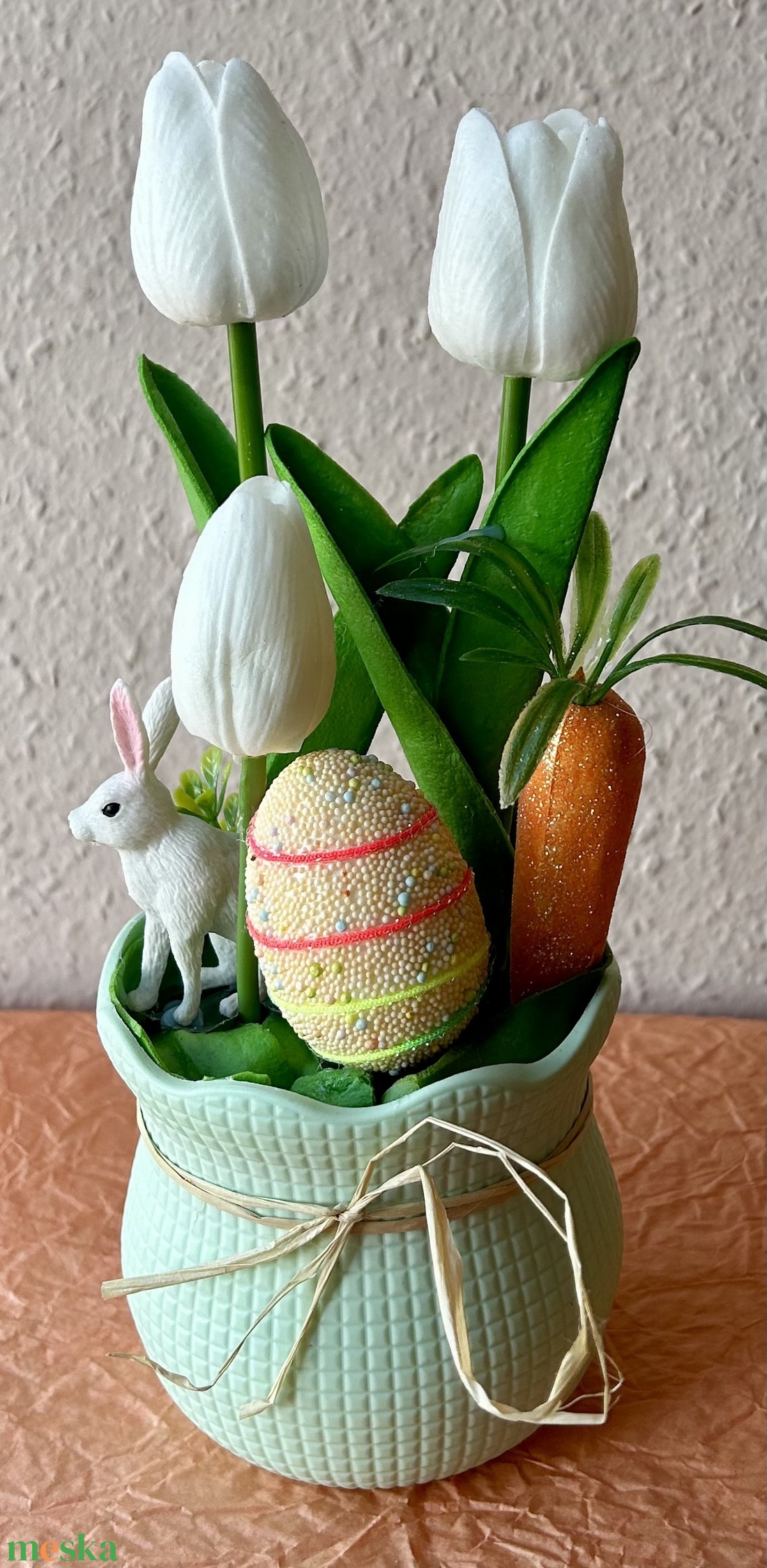 Húsvéti tulipános asztaldíszek - otthon & életmód - dekoráció - asztal és polc dekoráció - asztaldísz - Meska.hu Húsvéti tulipános asztaldíszek - otthon & életmód - dekoráció - asztal és polc dekoráció - asztaldísz - Meska.hu