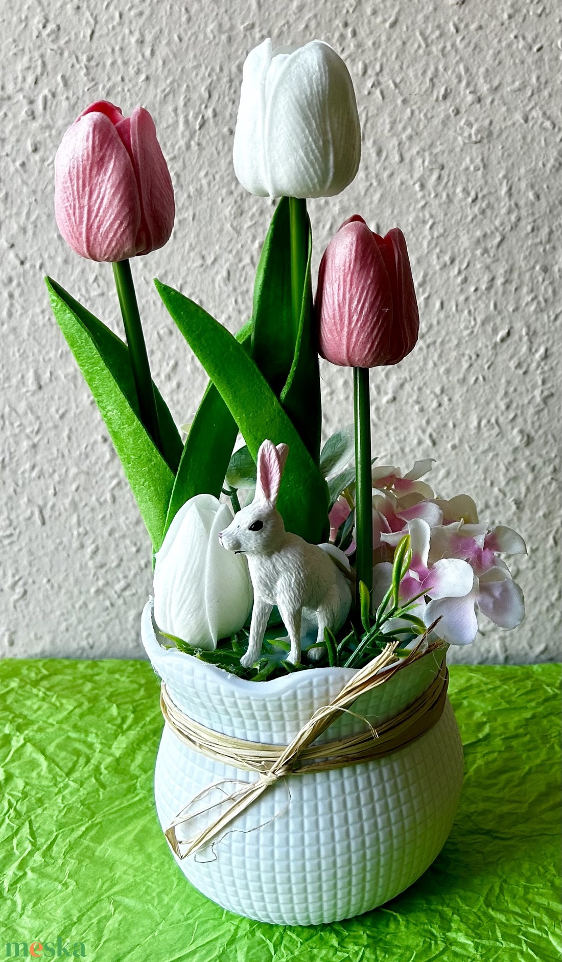 Húsvéti tulipános asztaldíszek - otthon & életmód - dekoráció - asztal és polc dekoráció - asztaldísz - Meska.hu Húsvéti tulipános asztaldíszek - otthon & életmód - dekoráció - asztal és polc dekoráció - asztaldísz - Meska.hu