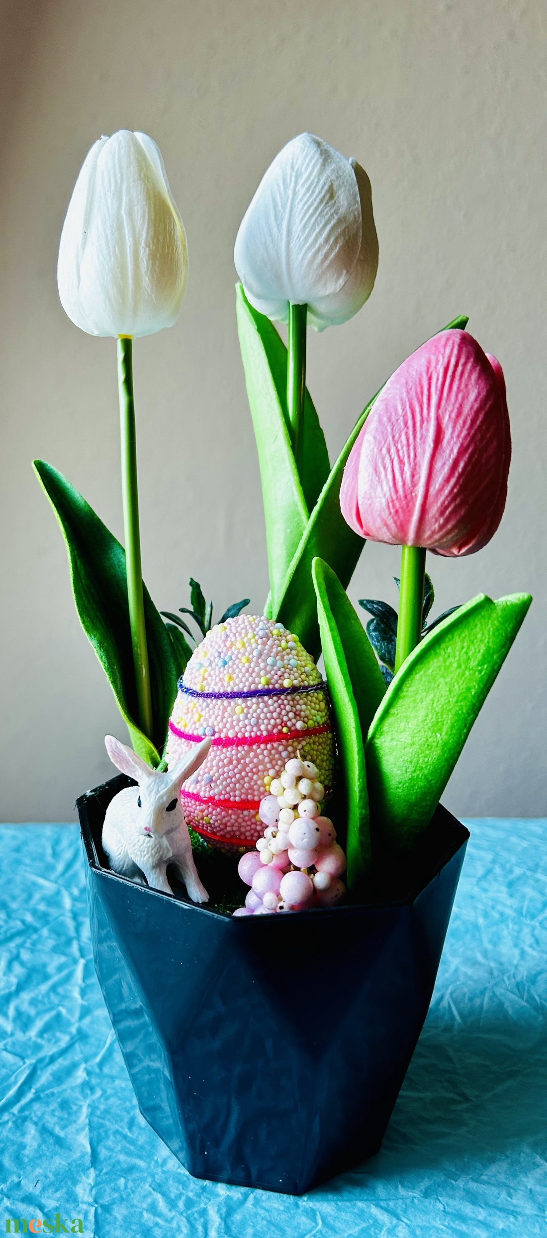 Húsvéti tulipános asztaldíszek - otthon & életmód - dekoráció - asztal és polc dekoráció - asztaldísz - Meska.hu Húsvéti tulipános asztaldíszek - otthon & életmód - dekoráció - asztal és polc dekoráció - asztaldísz - Meska.hu