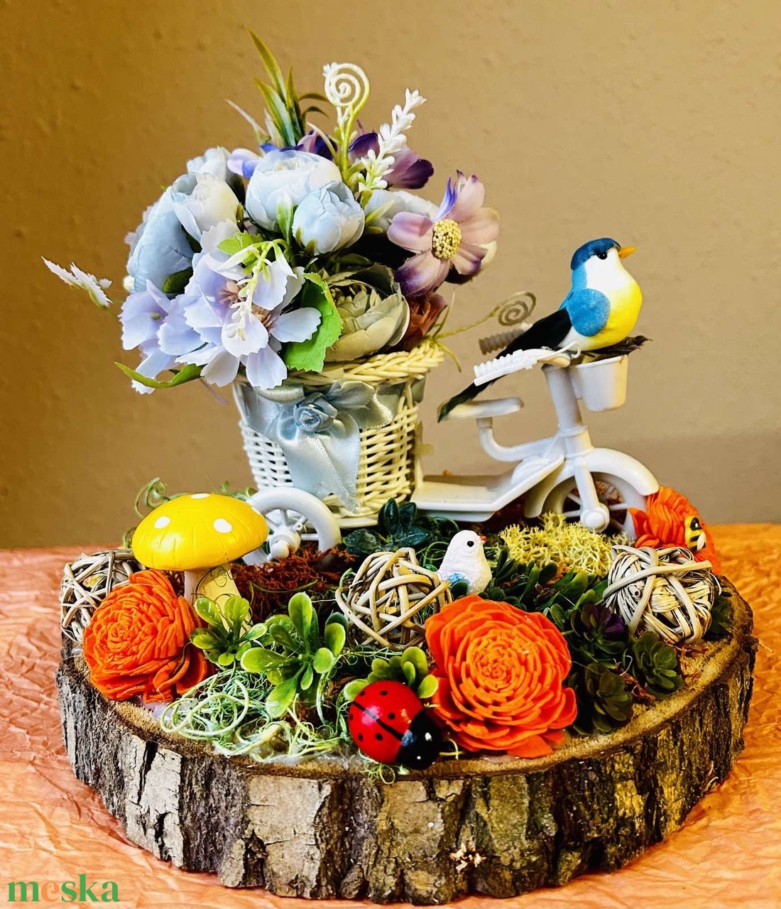 Tavaszi asztaldisz  - otthon & életmód - dekoráció - asztal és polc dekoráció - asztaldísz - Meska.hu