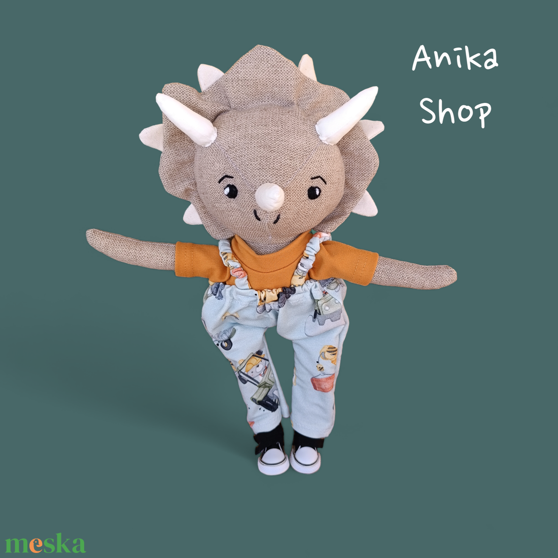 Triceratrops dinó baba - játék & sport - baba & babaház - öltöztethető baba - Meska.hu Triceratrops dinó baba - játék & sport - baba & babaház - öltöztethető baba - Meska.hu