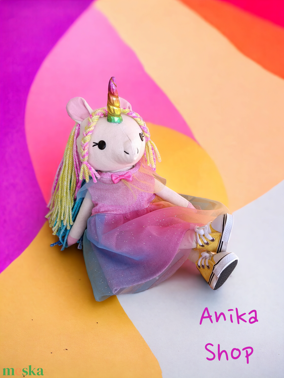 Parajdi sóbabák Unikornis  - játék & sport - baba & babaház - öltöztethető baba - Meska.hu