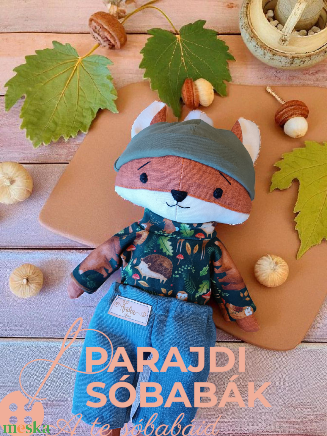 Parajdi Sóbabák - Róka  - játék & sport - baba & babaház - öltöztethető baba - Meska.hu