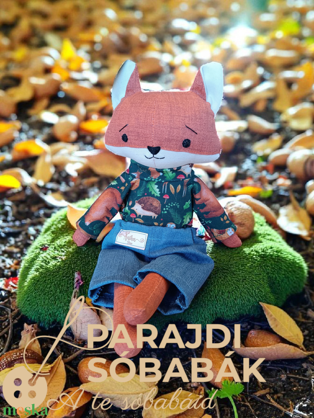 Parajdi Sóbabák - Róka  - játék & sport - baba & babaház - öltöztethető baba - Meska.hu