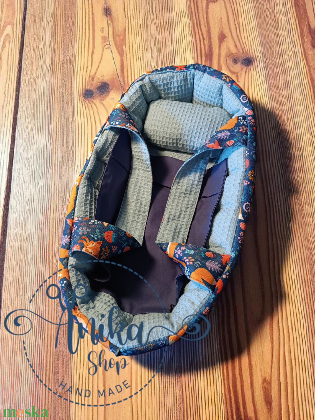 Mózeskosár játék babáknak  - játék & sport - 3 éves kor alattiaknak - kenguru & hordozó - Meska.hu