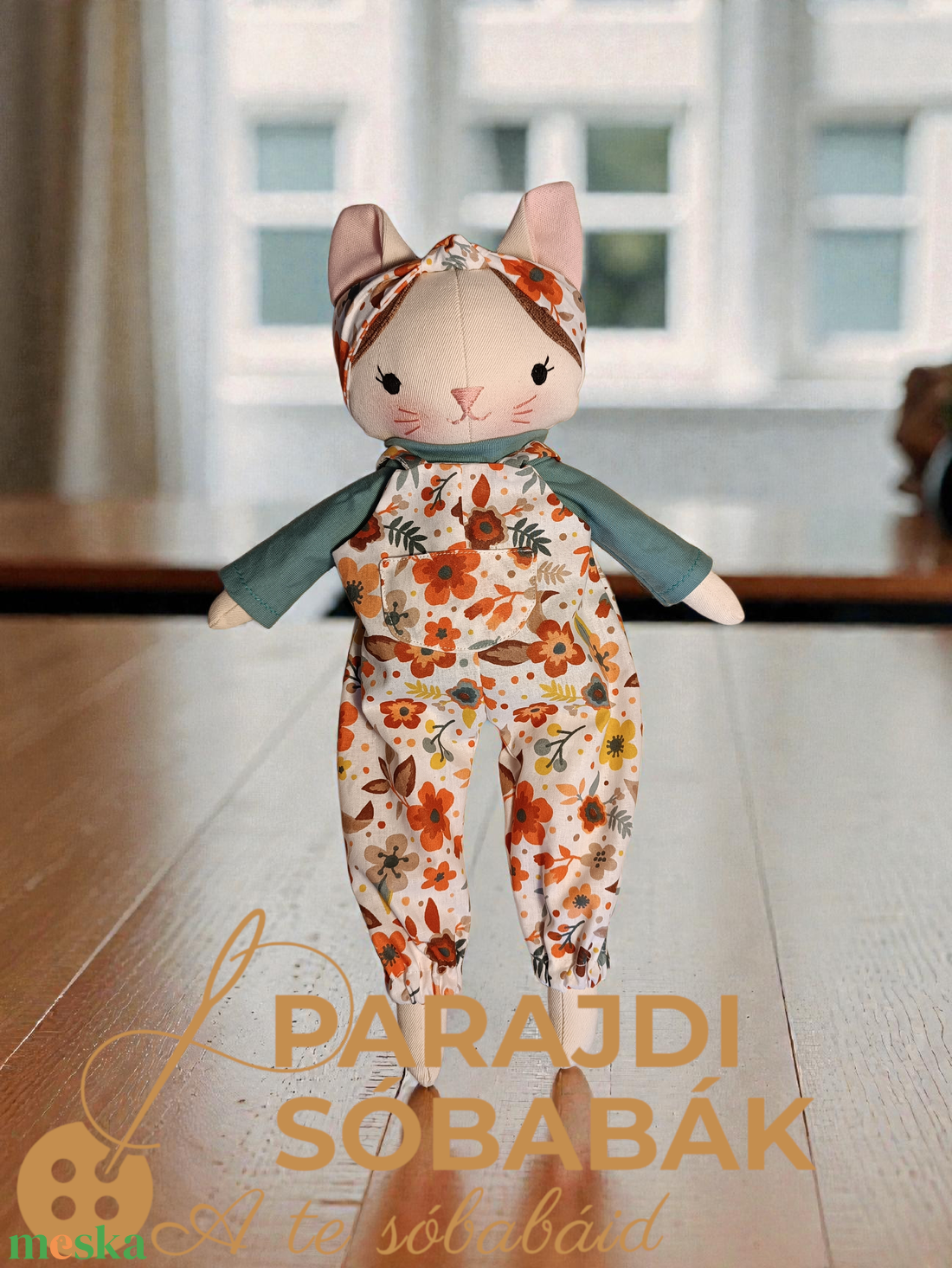 Parajdi Sóbabák - Cica  - játék & sport - baba & babaház - öltöztethető baba - Meska.hu