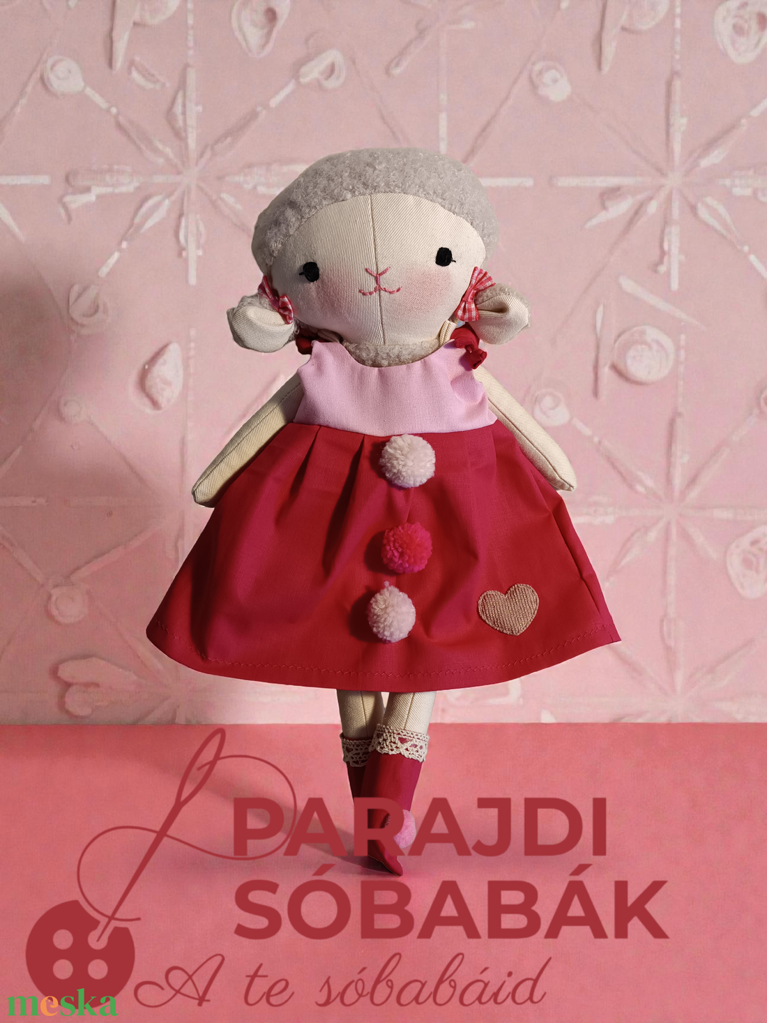 Parajdi Sóbabák- Bárány  - játék & sport - baba & babaház - öltöztethető baba - Meska.hu