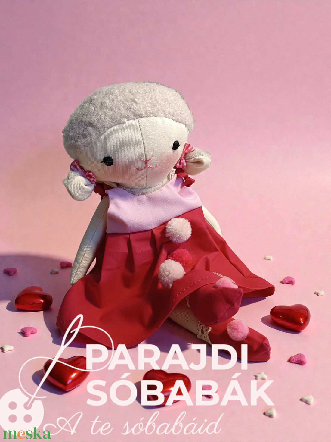 Parajdi Sóbabák- Bárány  - játék & sport - baba & babaház - öltöztethető baba - Meska.hu