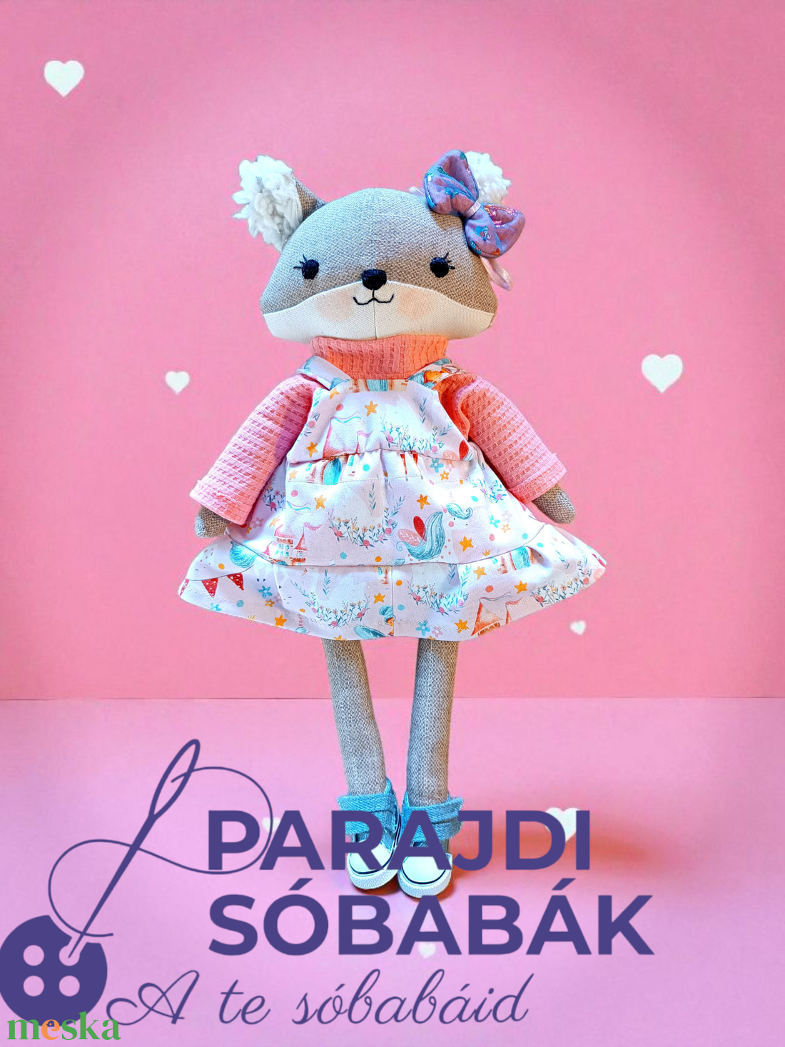 Parajdi Sóbabák - Farkas  - játék & sport - baba & babaház - játékbaba, babakellék - Meska.hu