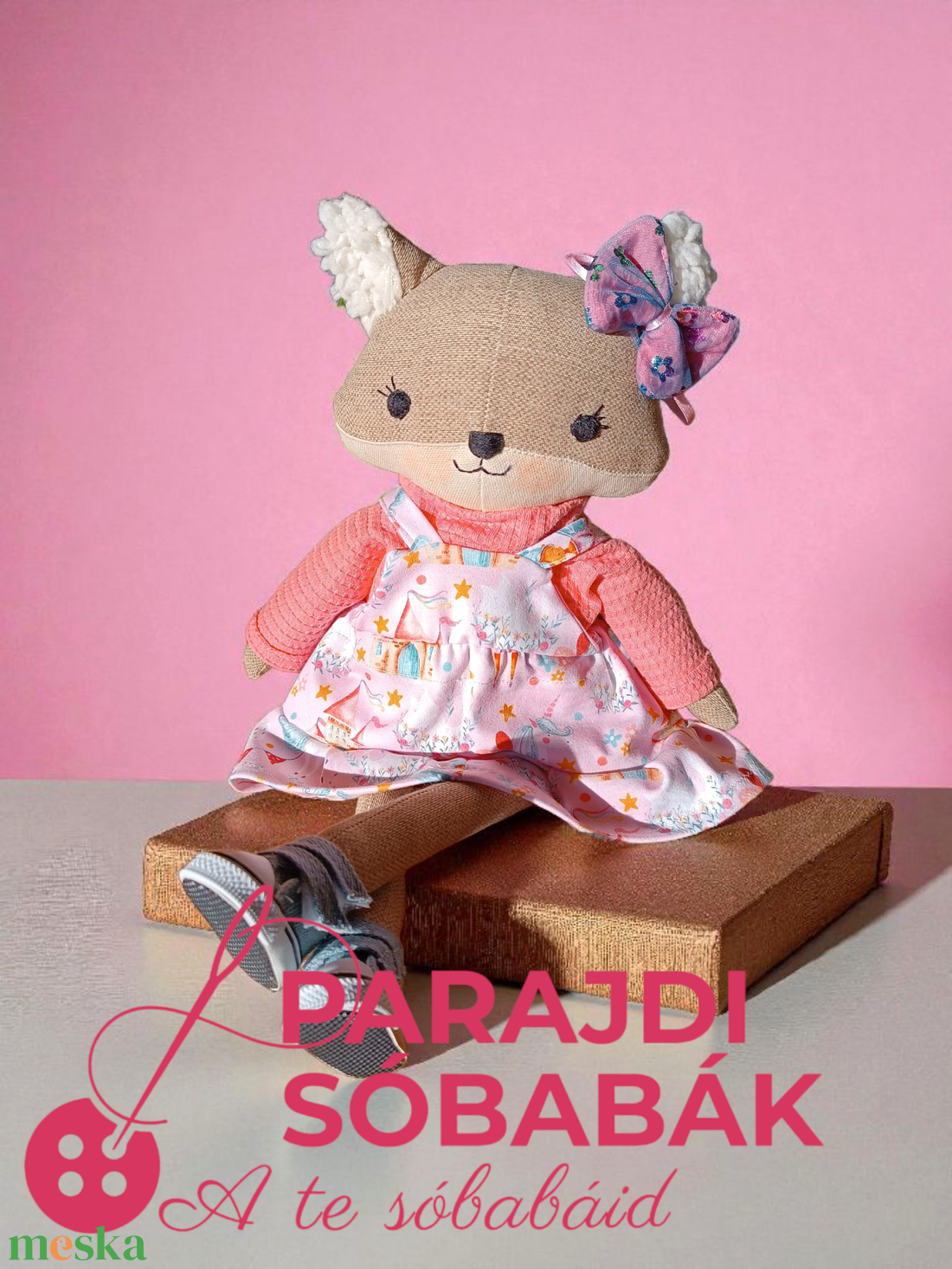 Parajdi Sóbabák - Farkas  - játék & sport - baba & babaház - játékbaba, babakellék - Meska.hu