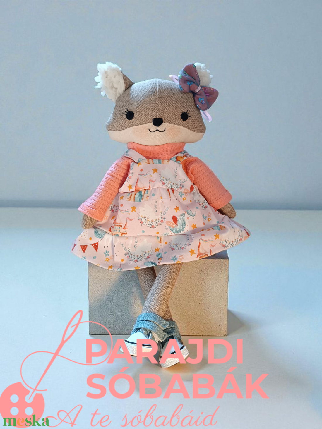 Parajdi Sóbabák - Farkas  - játék & sport - baba & babaház - játékbaba, babakellék - Meska.hu