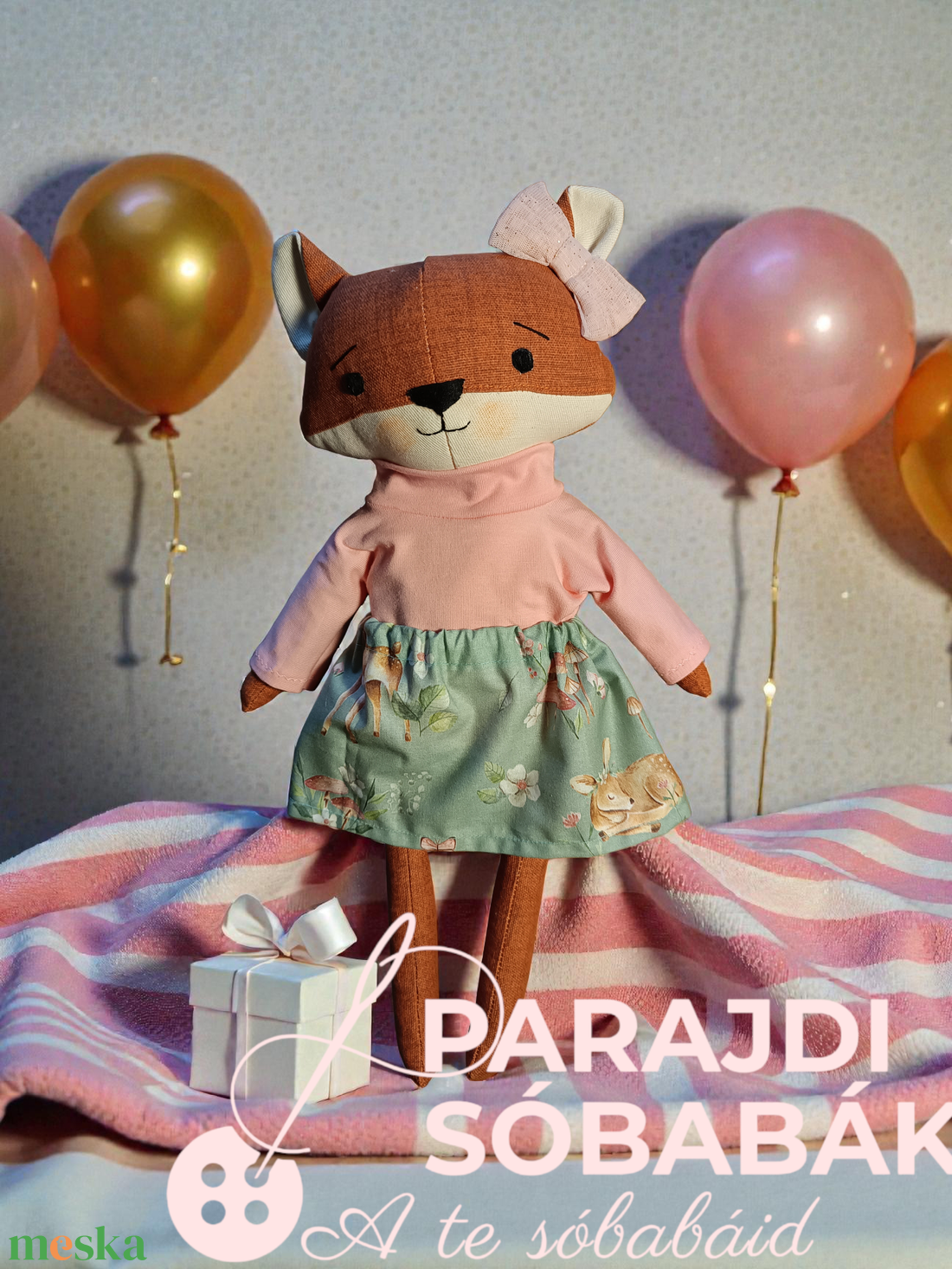 Parajdi Sóbabák - Róka  - játék & sport - baba & babaház - játékbaba, babakellék - Meska.hu