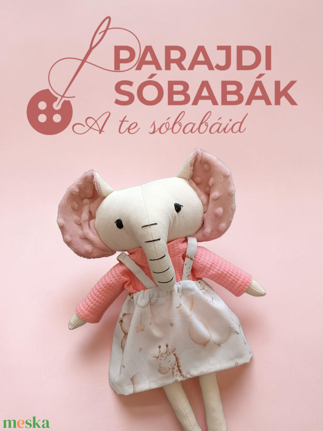 Parajdi sóbabák - Elefánt  - játék & sport - baba & babaház - játékbaba, babakellék - Meska.hu