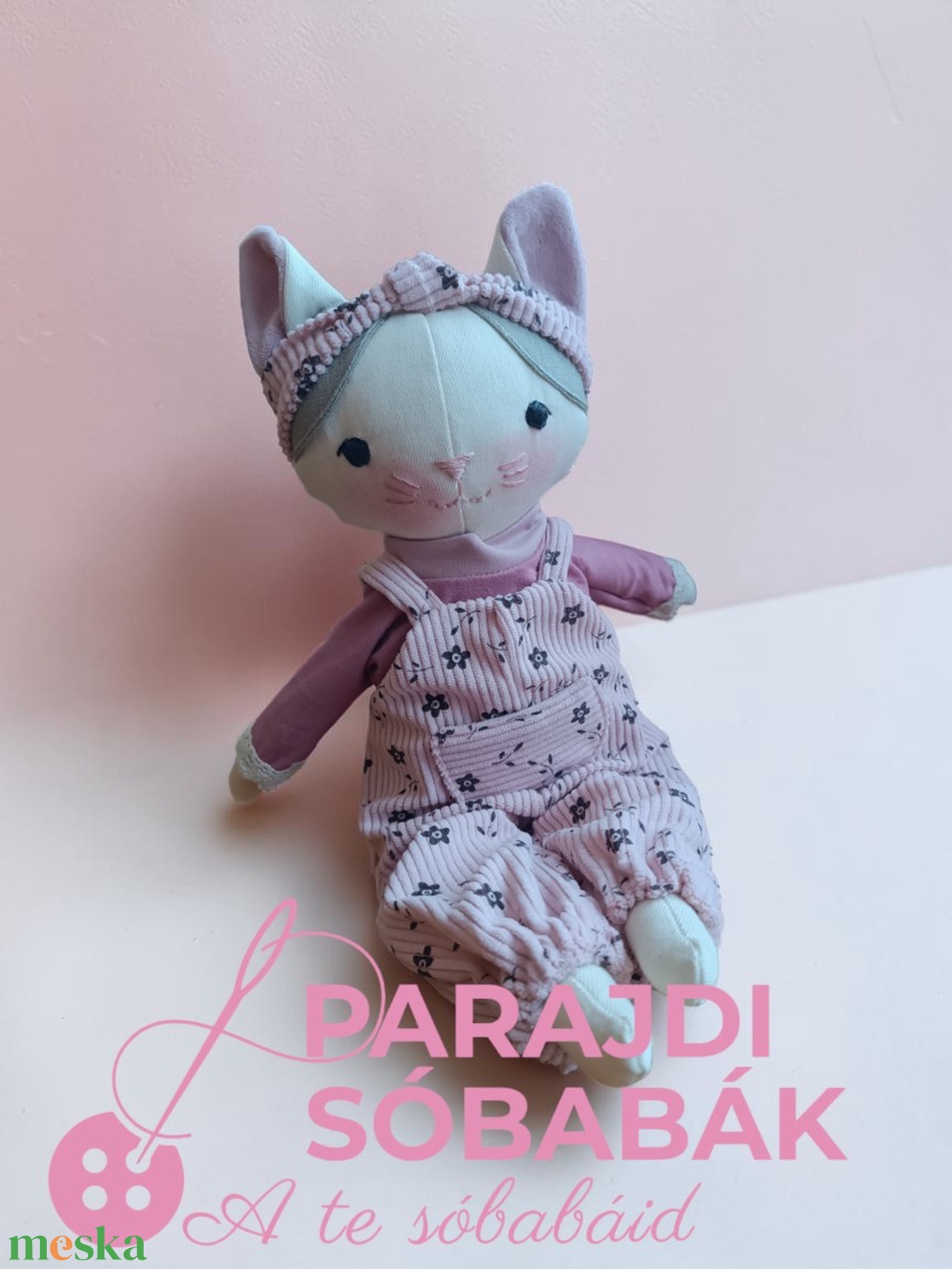 Parajdi Sóbabák - Cica  - játék & sport - baba & babaház - öltöztethető baba - Meska.hu
