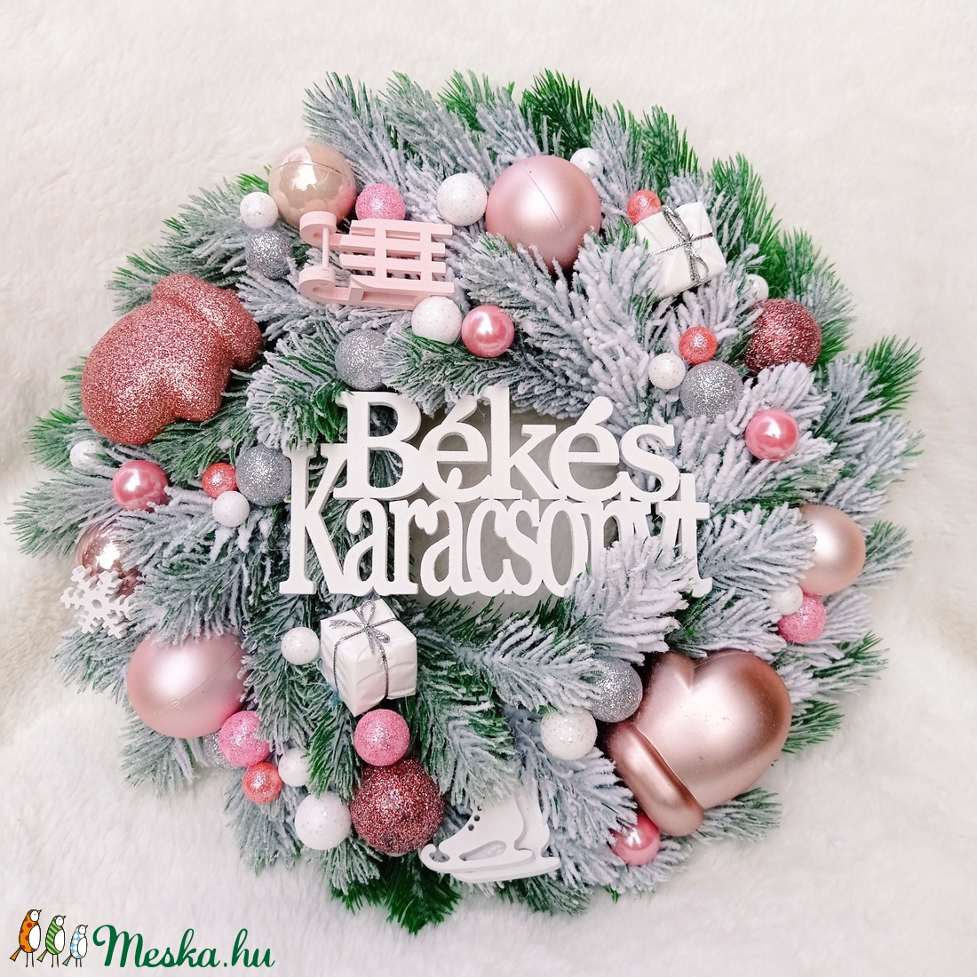 Karácsonyi kopogtató - karácsony - adventi díszek - adventi ajtódísz - Meska.hu Karácsonyi kopogtató - karácsony - adventi díszek - adventi ajtódísz - Meska.hu