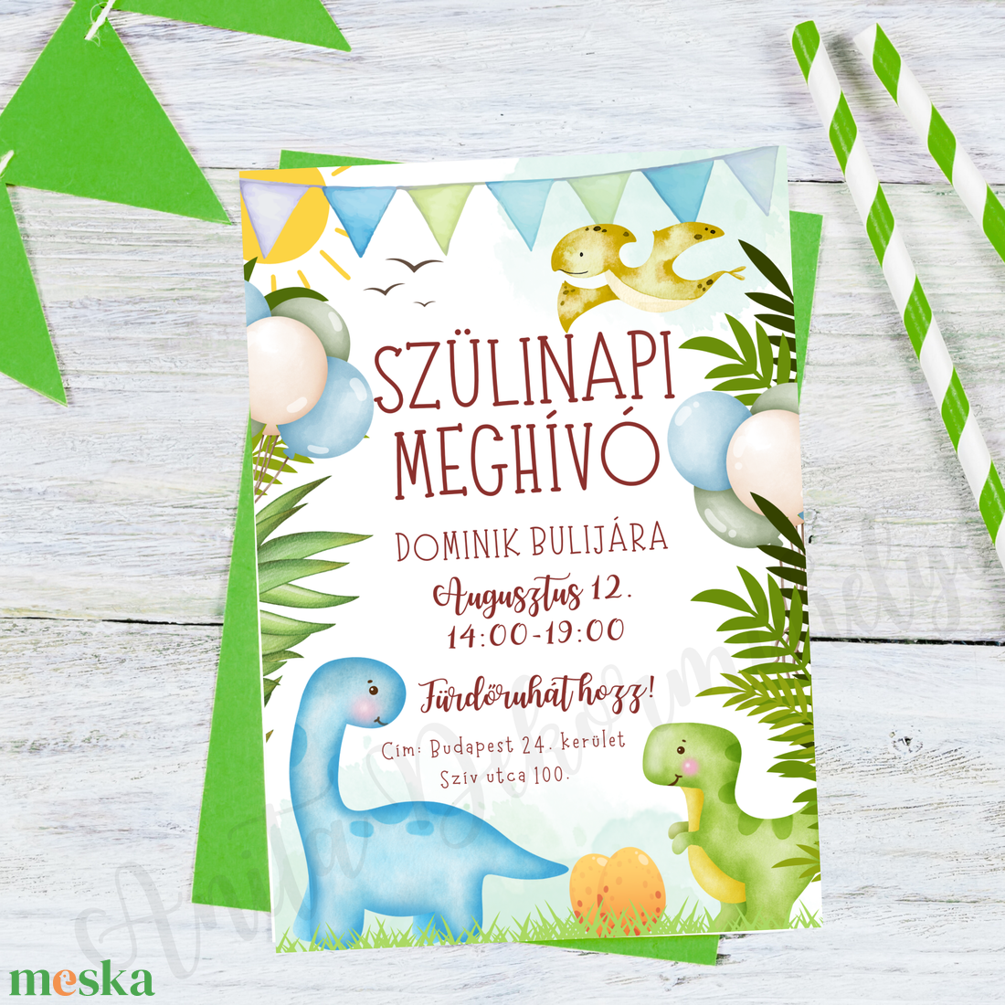 Dínós szülinapi meghívó - digitális termék - otthon & életmód - papír, írószer - ajándékozás kellékei - meghívó - Meska.hu Dínós szülinapi meghívó - digitális termék - otthon & életmód - papír, írószer - ajándékozás kellékei - meghívó - Meska.hu