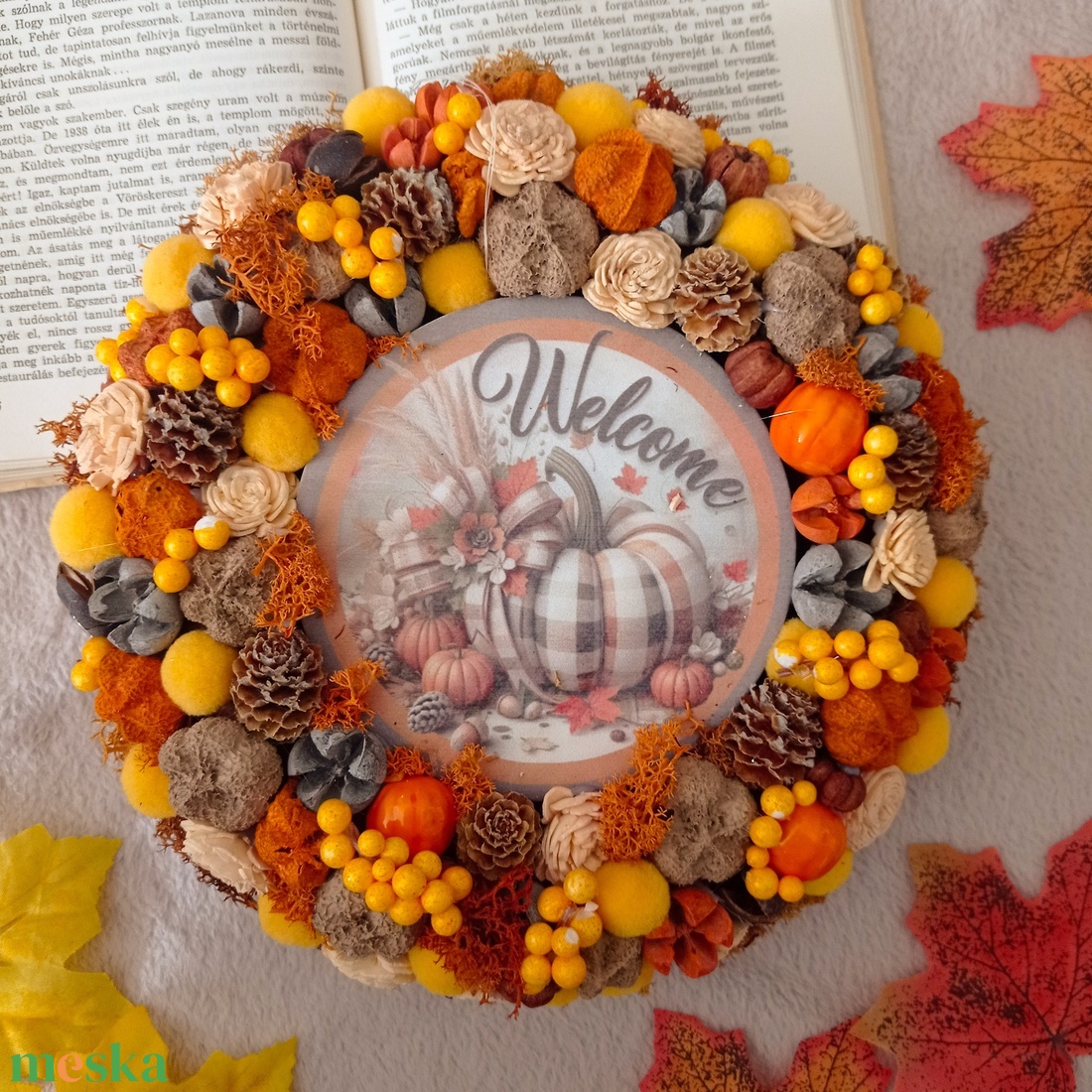 Őszi kopogtató, őszi ajtódísz, őszi dekoráció, őszi színek - otthon & életmód - dekoráció - halloween - halloweeni ajtódíszek és ablakdíszek - Meska.hu Őszi kopogtató, őszi ajtódísz, őszi dekoráció, őszi színek - otthon & életmód - dekoráció - halloween - halloweeni ajtódíszek és ablakdíszek - Meska.hu